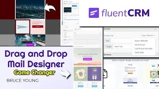 Fluent CRM drag-and-drop email designer - Brilliant - Best WordPress bulk mailer is now even better