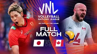 Nishida SERVES Japan to a win! 🤯 - Japan vs. Canada - Full Match | Men's VNL 2023