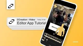 CCreation -  Video Editor tutorial l | New  fitness Graphics Update