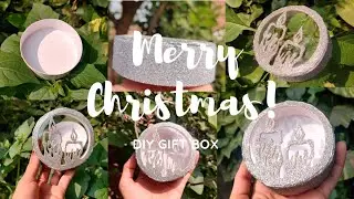 How to make a #christmas gift box 🧑‍🎄✨🌲❄️