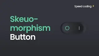 Skeuomorphism Button Animation Effects Using HTML & CSS ⚡