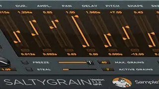 SampleSumo SaltyGrain – Granular Strum Stick