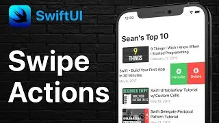 SwiftUI - Swipe Actions on List | iOS 15 & Xcode 13