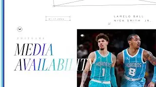 Hornets at Bulls: LaMelo Ball & Nick Smith Jr. Postgame Media Availability | 1/17/2025