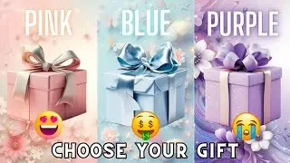 Choose your gift 🎁💝🤮|| 3 gift box challenge Pink, Blue & Purple 