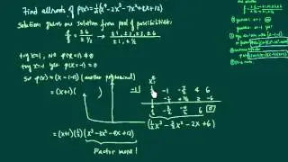 How to find all zeroes of a polynomial