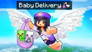 Delivering BABY MOBS To Families In Minecraft!