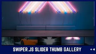How to create a slider thumb gallery using Swiperjs