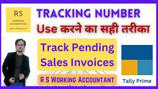 How To Make Sales Invoice With Tracking Number in Tally Prime | Delivery Note in Tally Prime