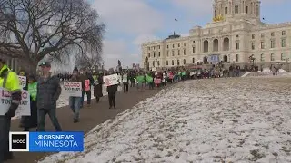 Abortion rights opponents gather at State Capitol for March for Life