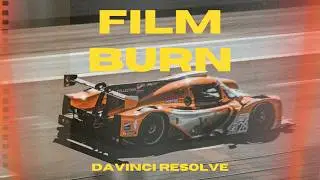 Film Burn Overlay Effect DaVinci Resolve