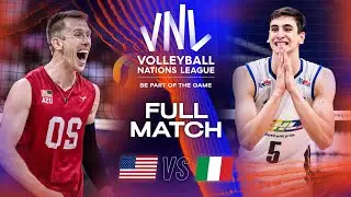 🇺🇸 USA vs. 🇮🇹 ITA - Legendary Full Match | Semifinals | Mens VNL 2023