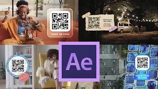 QR Code Reveal Pack | After Effects template