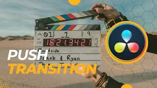 Push Transition I DaVinci Resolve