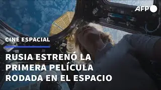 Rusia estrenó la primera película rodada en el espacio | AFP