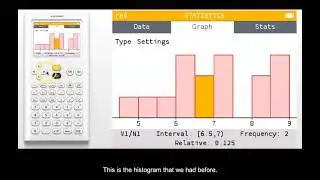 Numworks Quick Tip 2 Histograms Adjusting Bin Width