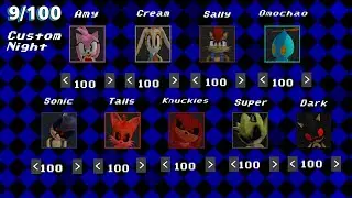9/100 INSANE MODE! | FIVE NIGHTS AT SONIC'S 2: REIMAGINED | CUSTOM NIGHT | FNAF FAN GAME |