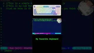 ASMR Redragon Gloria Pro Keyboard Coding / ASCII Animation 