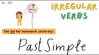 Irregular verbs for kids | Past Simple | English Grammar