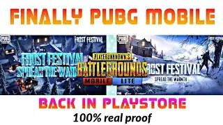 Pubg mobile back in playstore ? | how to download pubg mobile lite.