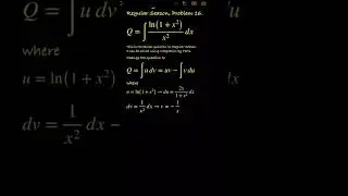 ∫ln(1 + x²)/x² dx = ?? MIT Integration Bee 2024, Regular Season Problem 16. 