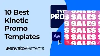 10 Best Kinetic Promo Templates for After Effects