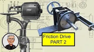 1918 Jas. Clark Jr. Electric Co. Friction drive drill press - Building a new drive - Part 2