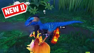 How to Ride & Tame a Raptor in Fortnite Chapter 4 Season 3 (Raptor Gameplay)