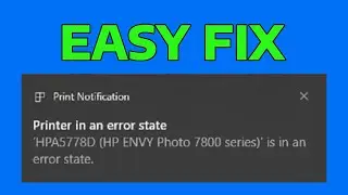 How To Fix Printer in Error State in Windows 11