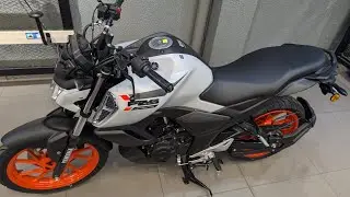 All New 2024 Yamaha FZS FI V4 - Ice Fluo-Vermillion