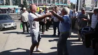 Барыня с пляской на Липецком рынке под Елецкую Рояльную гармонь
