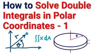 How to Solve Double Integrals in Polar Coordinates - Example 1