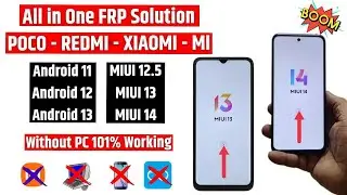 Poco, Redmi, Xiaomi - Frp Bypass - Miui 12, Miui 13, Miui 14 | Poco X5 pro frp bypass (without pc)