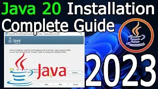 How to Install Java 20 on Windows 11 [ 2023 Update ] JAVA_HOME, JDK installation Complete Guide