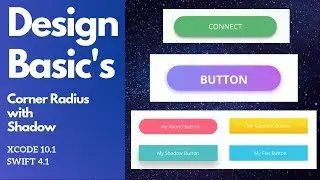 Swift 4.1 - Shadow with Corner Radius - Create Reusable Component (Xcode 10.1)