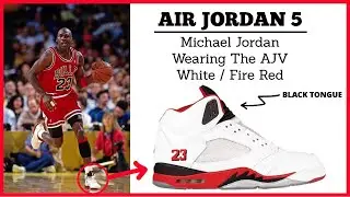 Michael Jordan Wearing The Air Jordan 5 | Fire Red (Full Highlights)