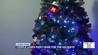 Young couple lands first Loves Park home in time for the holidays