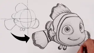 How To Draw Nemo | Step By Step Tutorial