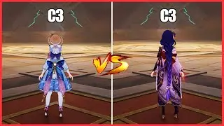 C3 AYAKA VS C3 RAIDEN COMPARISON 4.3 - MY MOST EXPENSIVE GENSHIN CHARACTER (?)