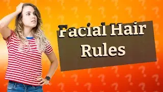 Can you have facial hair in passport photo?