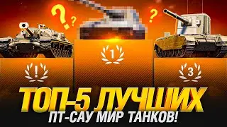 ТОП-5! ЭТО ЛУЧШИЕ ПТ-САУ ИГРЫ МИР ТАНКОВ!