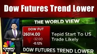 Dow Futures Trend Lower || The World View || 22nd Jan 2018 || CNBC TV18