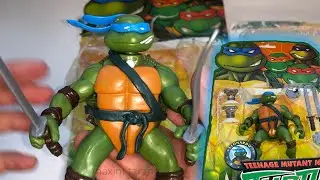 🎁 РАСПАКОВКА И ОБЗОР ФИГУРКИ ЛЕОНАРДО 🐢 ИЗ ЧЕРЕПАШКИ НИНДЗЯ 2003 + ASMR