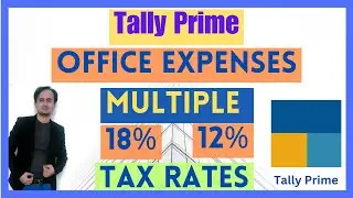 Multiple GST Tax Rates in Tally Prime | Purchase Expenses Entry in Tally Prime