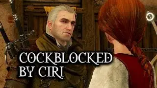 The Witcher 3: Wild Hunt - Ciri won't let Geralt flirt with her friend