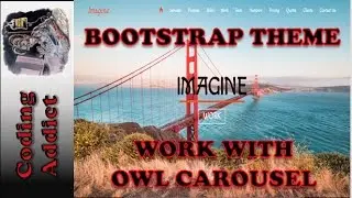 Bootstrap Theme 37 - Work Section with Owl Carousel