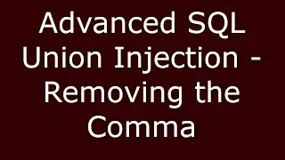 SQL Injecting Beyond Strict Filters - Union Without Comma