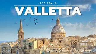 ONE DAY IN VALLETTA (MALTA) | 4K | The beautiful capital of Malta