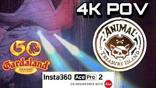 ANIMAL TREASURE ISLAND | NEW Gardaland 2025 4K POV Completo [Insta360 Ace PRO 2]