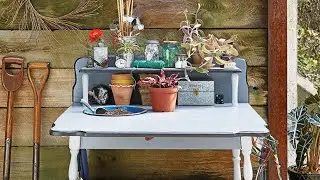 DIY Potting Bench